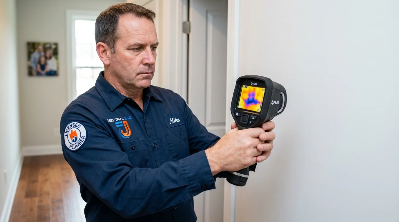 Thermal imaging leak detection by Johns Plumbing LLC in Port Reading